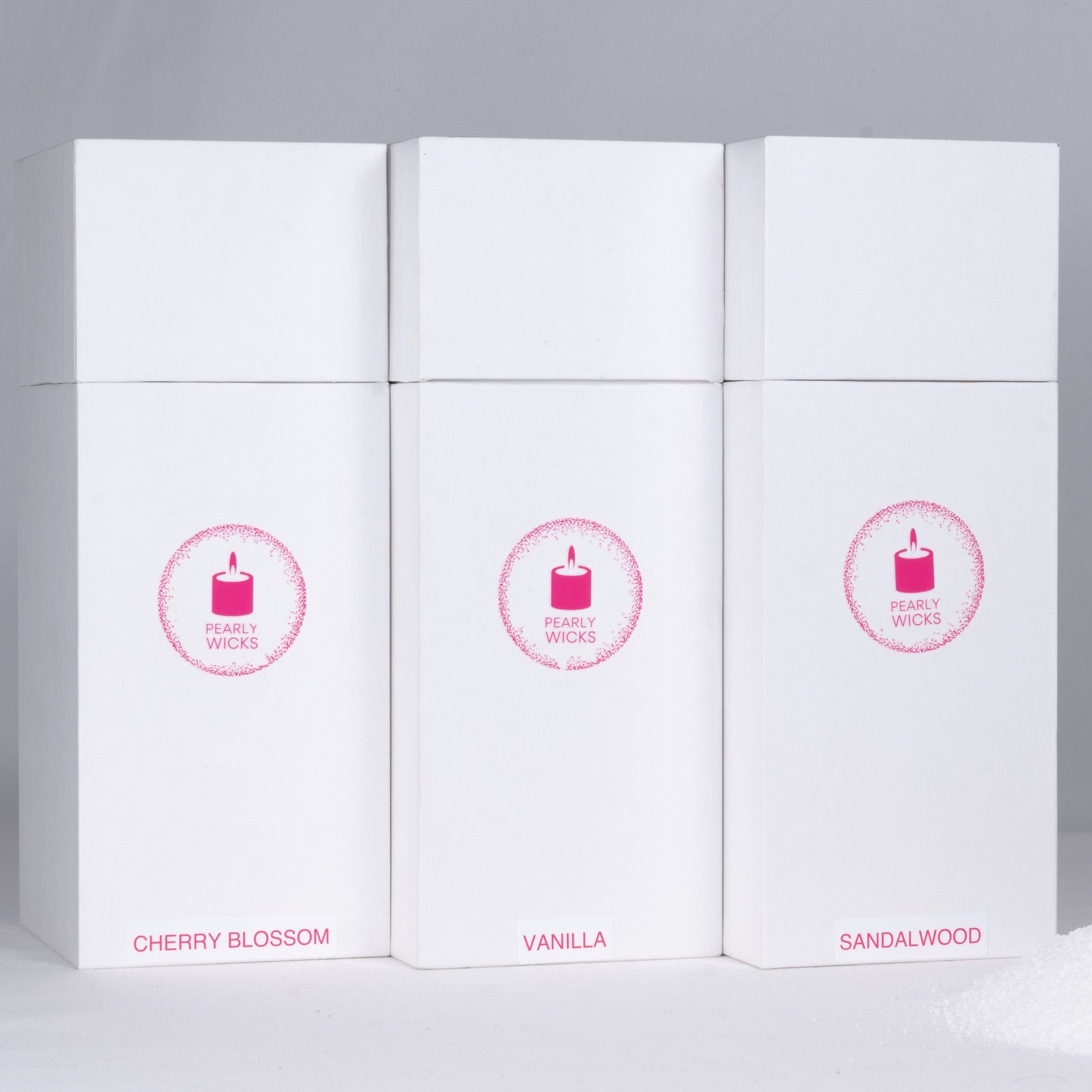 3 Pack - Cherry Blossom, Sandalwood and Vanilla Scented with 90 Wicks